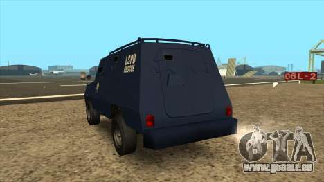 Fbitruck Cadillac Gage Ranger pour GTA San Andreas