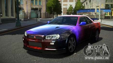 Nissan Skyline R34 Ralokshi S4 pour GTA 4