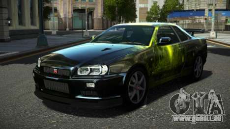 Nissan Skyline R34 Ralokshi S8 pour GTA 4