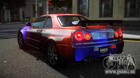 Nissan Skyline R34 Ralokshi S4 pour GTA 4