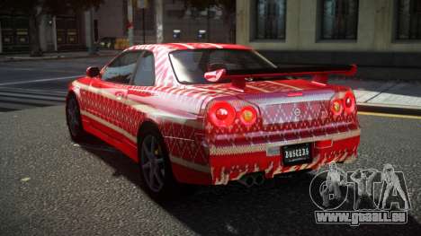 Nissan Skyline R34 Ralokshi S11 pour GTA 4