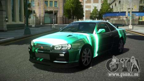 Nissan Skyline R34 Ralokshi S12 pour GTA 4