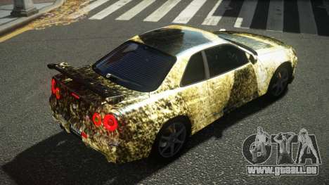 Nissan Skyline R34 Ralokshi S7 pour GTA 4