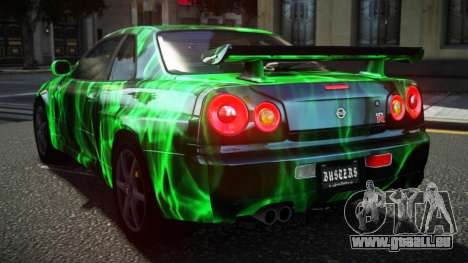 Nissan Skyline R34 Ralokshi S2 pour GTA 4