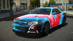 Nissan Skyline R34 Ralokshi S6 für GTA 4