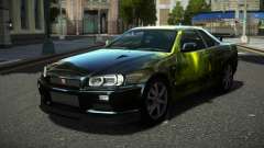 Nissan Skyline R34 Ralokshi S8 pour GTA 4