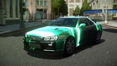 Nissan Skyline R34 Ralokshi S12 für GTA 4