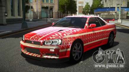 Nissan Skyline R34 Ralokshi S11 pour GTA 4