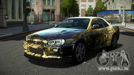 Nissan Skyline R34 Ralokshi S7 pour GTA 4