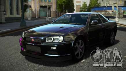 Nissan Skyline R34 Ralokshi S1 pour GTA 4