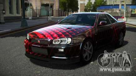 Nissan Skyline R34 Ralokshi S5 pour GTA 4