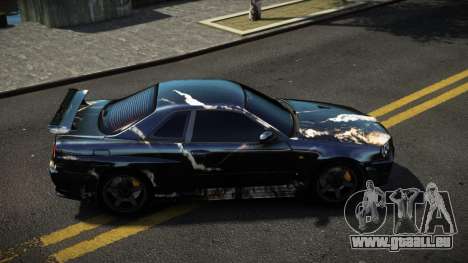 Nissan Skyline R34 Dezro S7 für GTA 4