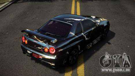 Nissan Skyline R34 Dezro S7 für GTA 4