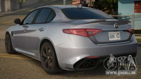 Alfa Romeo Giulia 17th für GTA San Andreas