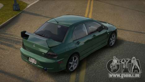 Mitsubishi Lancer Evolution VIII F-Sport für GTA San Andreas
