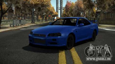 Nissan Skyline R34 Terihos für GTA 4