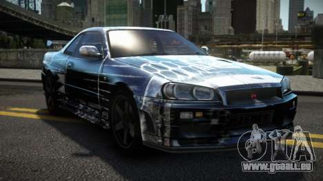 Nissan Skyline R34 Dezro S13 für GTA 4