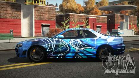 Nissan Skyline R34 Dezro S12 für GTA 4