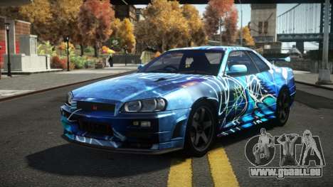 Nissan Skyline R34 Dezro S12 für GTA 4