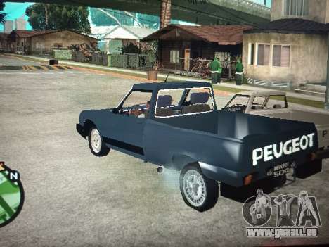 Peugeot 504 pick-up 1998 pour GTA San Andreas