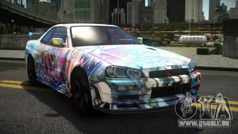 Nissan Skyline R34 Dezro S4 für GTA 4