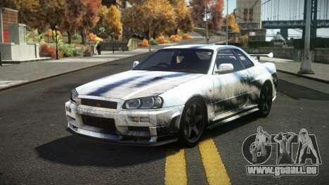 Nissan Skyline R34 Dezro S11 pour GTA 4