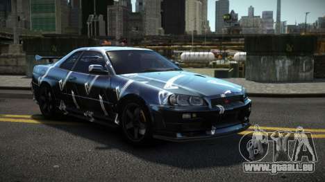 Nissan Skyline R34 Dezro S2 für GTA 4