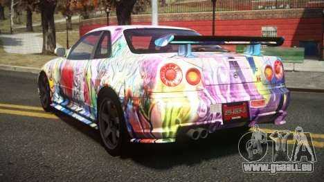 Nissan Skyline R34 Dezro S4 für GTA 4