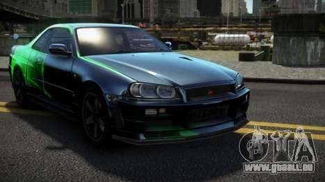 Nissan Skyline R34 Dezro S9 pour GTA 4