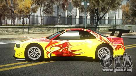 Nissan Skyline R34 Dibofas S12 pour GTA 4