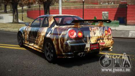 Nissan Skyline R34 Dezro S10 für GTA 4