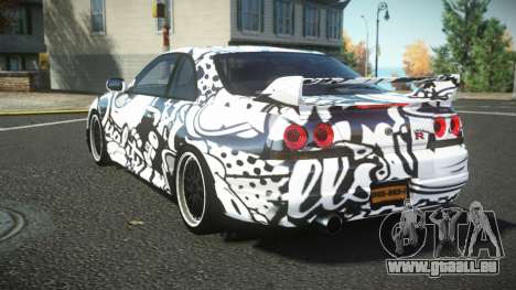 Nissan Skyline R33 Hikoshi S1 für GTA 4