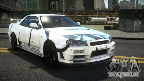 Nissan Skyline R34 Dezro S5 für GTA 4