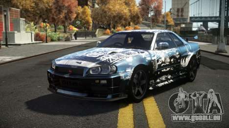 Nissan Skyline R34 Dezro S13 für GTA 4