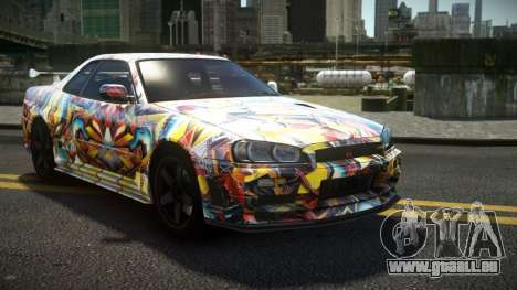 Nissan Skyline R34 Dezro S1 für GTA 4