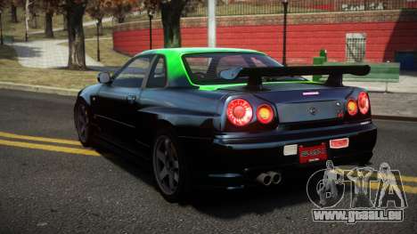 Nissan Skyline R34 Dezro S9 pour GTA 4