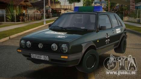 Volkswagen Golf Mk2 Feldjager 1991 für GTA San Andreas