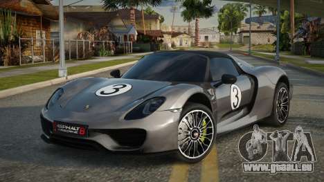 Porsche 918 Spyder V2.1 für GTA San Andreas