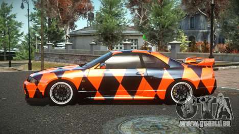 Nissan Skyline R33 Hikoshi S14 für GTA 4