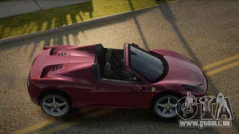 Ferrari 458 Spider V2.1 für GTA San Andreas