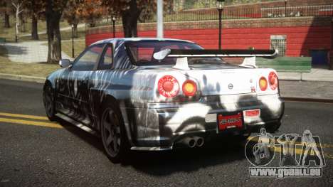 Nissan Skyline R34 Dezro S6 für GTA 4