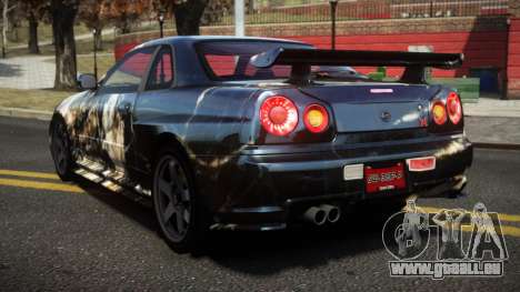 Nissan Skyline R34 Dezro S7 für GTA 4