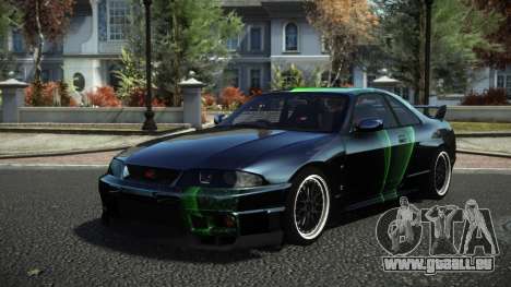 Nissan Skyline R33 Hikoshi S10 für GTA 4