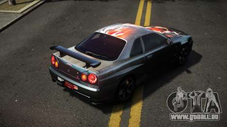 Nissan Skyline R34 Dezro S14 für GTA 4