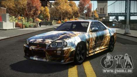 Nissan Skyline R34 Dezro S10 für GTA 4