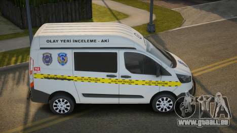 Ford Transit Custom XL Olay Yeri İnceleme für GTA San Andreas