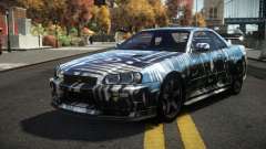 Nissan Skyline R34 Dezro S6 für GTA 4