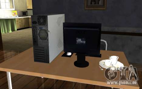 Ordinateur dans la maison Cj pour GTA San Andreas