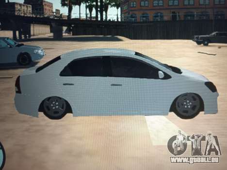 Toyota Etios Berline (au sol) pour GTA San Andreas