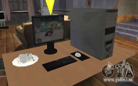Ordinateur dans la maison Cj pour GTA San Andreas